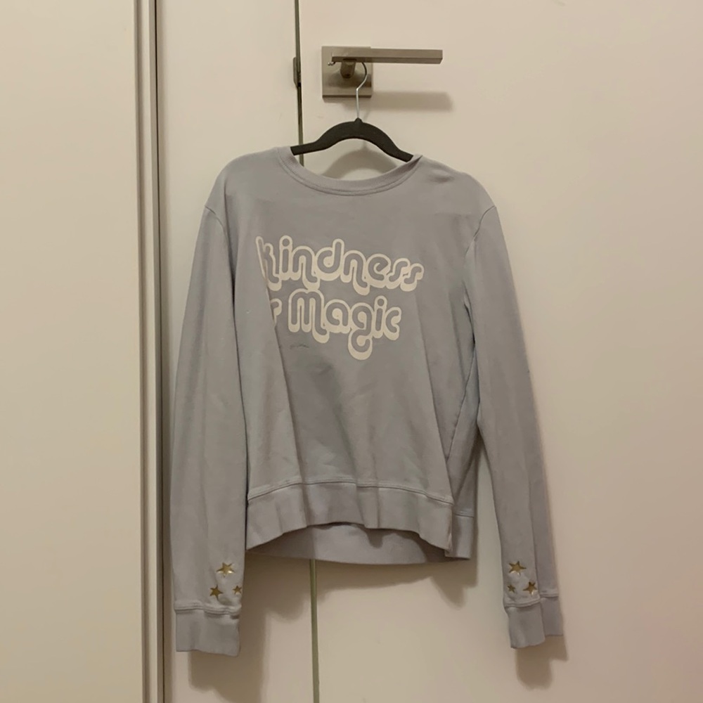 Girls Spiritual Gangster Blue sweatshirt